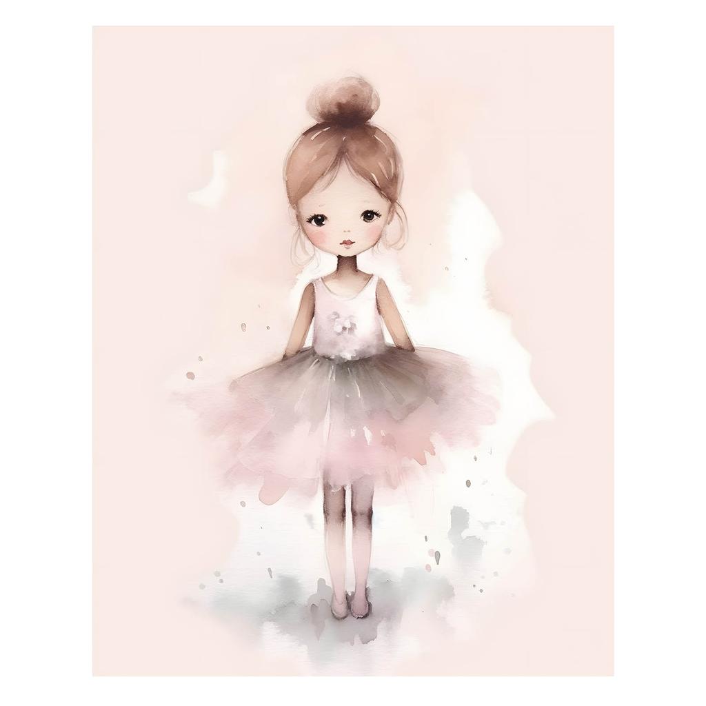 Taniec Małej Księżniczki Taniec Małej Księżniczki, 30X40 Cm, Bez Ramy, Papier Matowy 230 Gsm