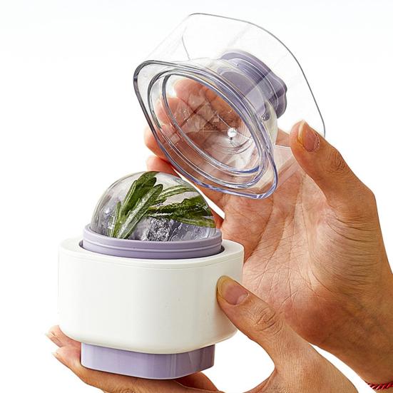 Силиконовая сферическая форма для льда, легкосъемная круглая форма для хоккея с крышками, медленно тающие сферические льдогенераторы для коктейлей из виски и бурбона