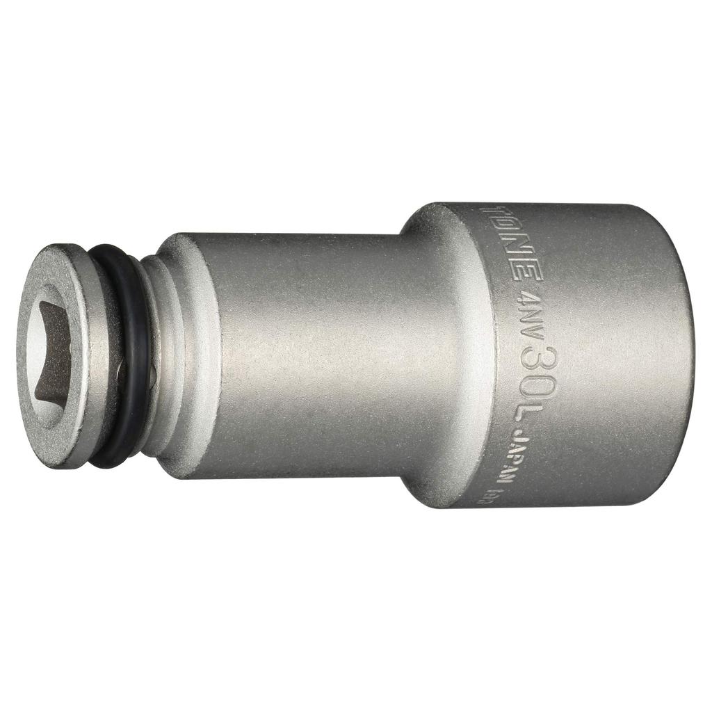TONE Impact Long Socket Drive Angle Width Across Flats 30mm HP4NV-30L 12.7mm (1/2")
