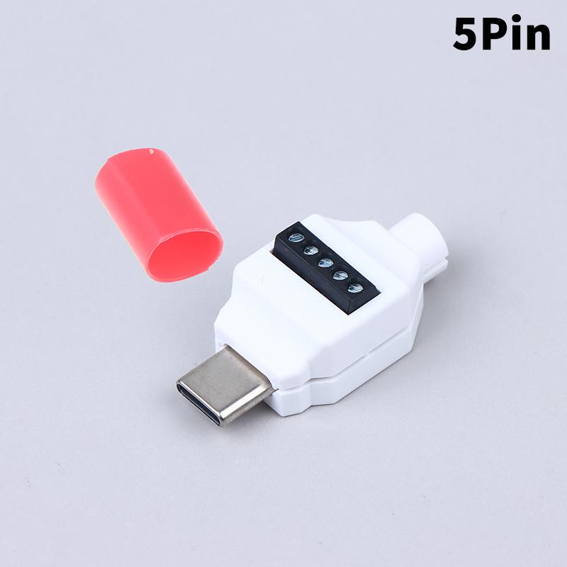 Беспаечный мини-разъем Type C Разъем для кабеля данных USB-C Беспаечный разъем USB для мобильного телефона Ремонт кабеля быстрой зарядки
