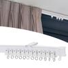 1 Set Curtain Track Accessories Ceiling Curtain Track Bendable Smooth Sliding Room Divider