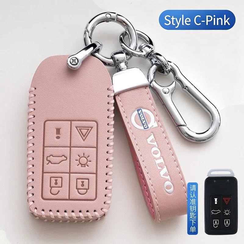 1Pc Zinc Alloy Car Key Shell Protector for Volvo XC40 XC60 XC90 S60 S90 V50 V70 V60 V40 S80 EX30 EX90 Anti-Scratch Auto Parts