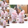Plush Bunny Keychain With Pp Cotton Filling For Kids And Collectors