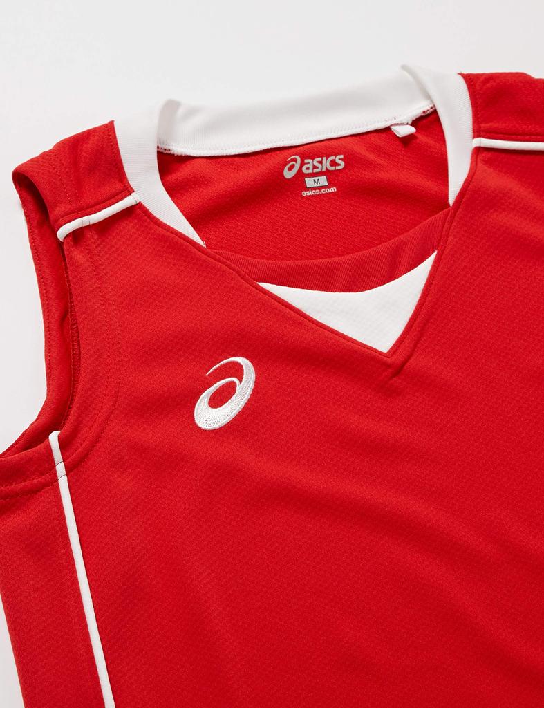 Баскетбольная форма Игровая майка XB2355 Япония XO к японскому размеру [Asics] [Женская] Женская Красно-белая (эквивалент 3л)