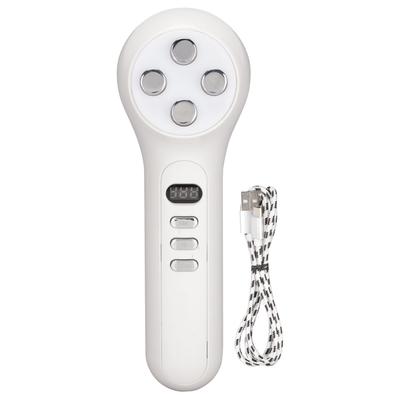 EMS Радиочастотный Косметический Прибор 5 Шестеренчатый Массажер Для Лица и Подтяжки Кожи Белый