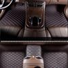 A Set Of Car Waterproof Universal Leather Foot Mats, Carpets, Car Floor Mats