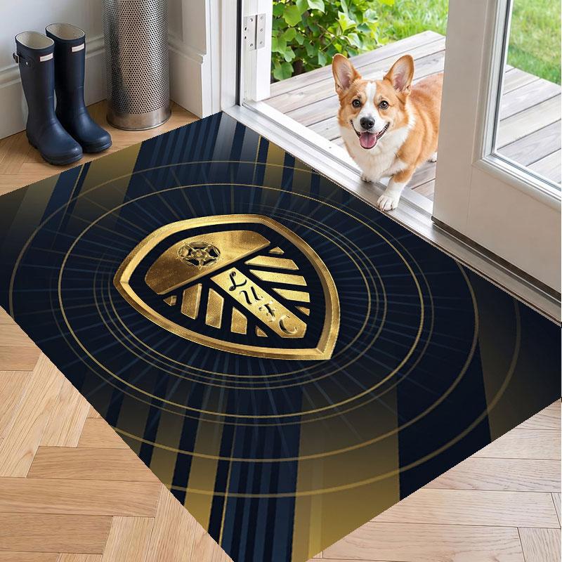 Soft Floor Carpet Leeds United Pattern Area Rug Decorative Mat For Home Room Decoration