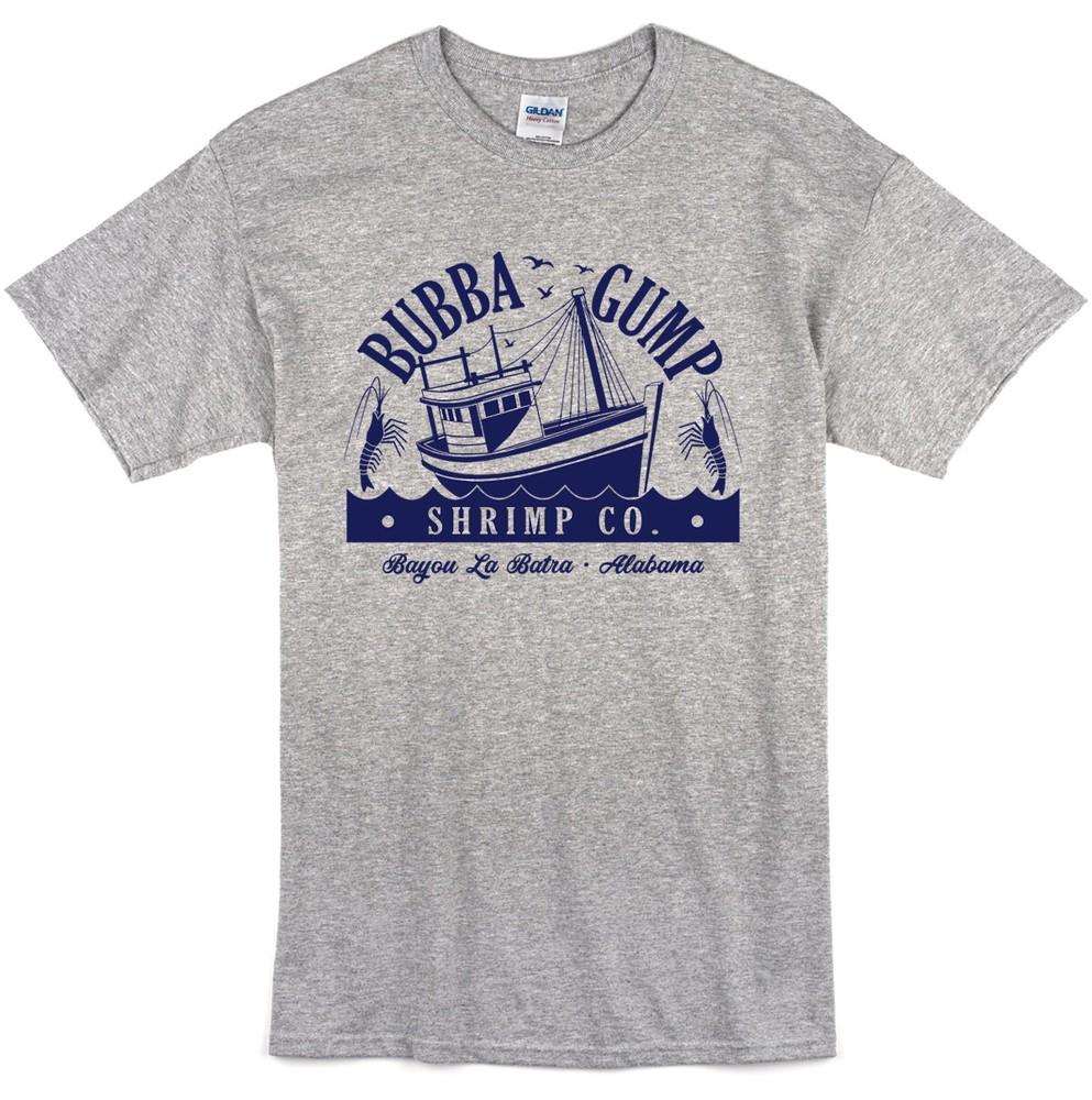 Bubba Gump Shrimp Co T-shirt Retro Forest Gump Tee Film Movie 90s Men Ladies