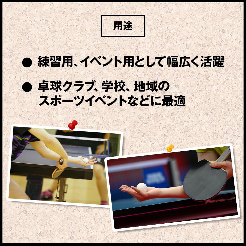 Set of 55 Table Tennis Balls for Practice, 40mm ABS Resin, Antibacterial, with Bag (White)