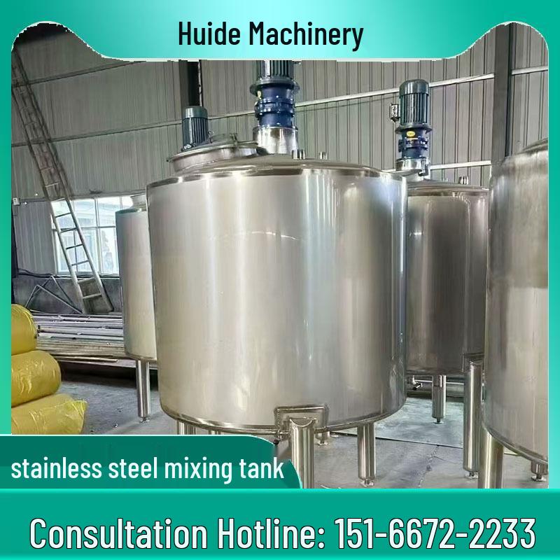 316 Stainless Steel Horizontal Mixing & Fermentation Tank for Fruit Wine & Juice