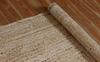 Jute Rug 100% Natural Jute Cotton Rug Handmade Reversible Area Carpet Modern Rug