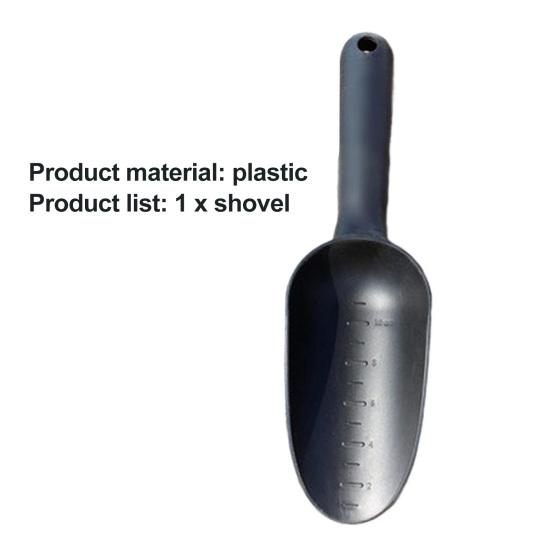 Совок для почвы Высокая прочность Ручка удобная Эргономичная ручка Отметки шкалы Широкое применение Рыхление почвы Пластиковый совок для посадки Садовый