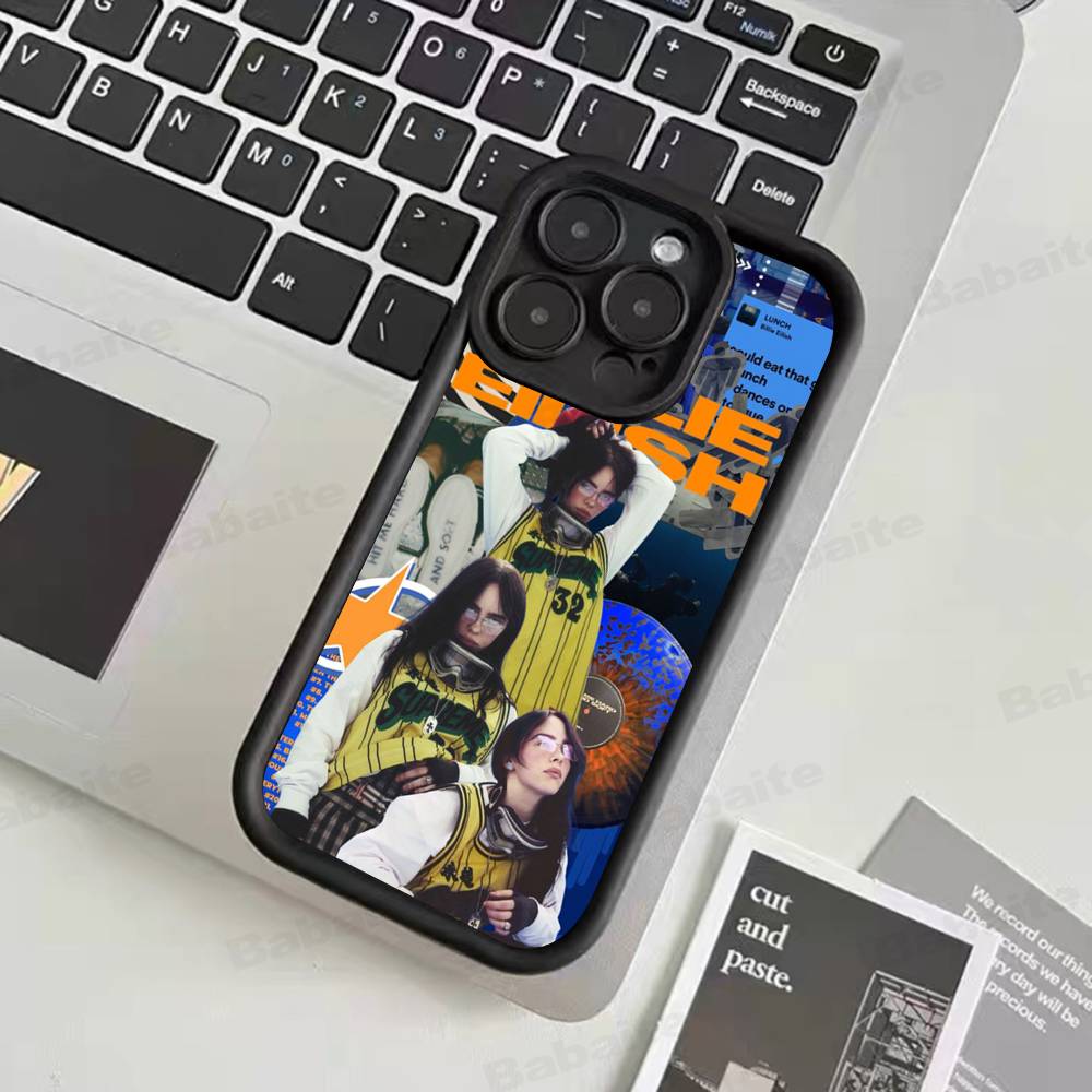 Чехол для телефона Поп-певицы B-Billie Для IPhone 17 16 15 14 13 12 11 Pro Max 16E Plus INS Мягкий чехол