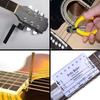 Flushbay Guitar Maintenance Kit Repair Tools Guitar Cleaning Set Ukulele Bass Maintenance Set Hex Wrench Pick Nut File Multi Spanner Bridge Pin