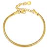 Snake Chain Bracelet Trendy Titanium Steel 3mm All-Match Simple Bracelet