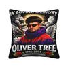 Наволочка Oliver Tree Необычный артист  Уютная наволочка для дивана Домашний декор Ретро Модная наволочка для подушки