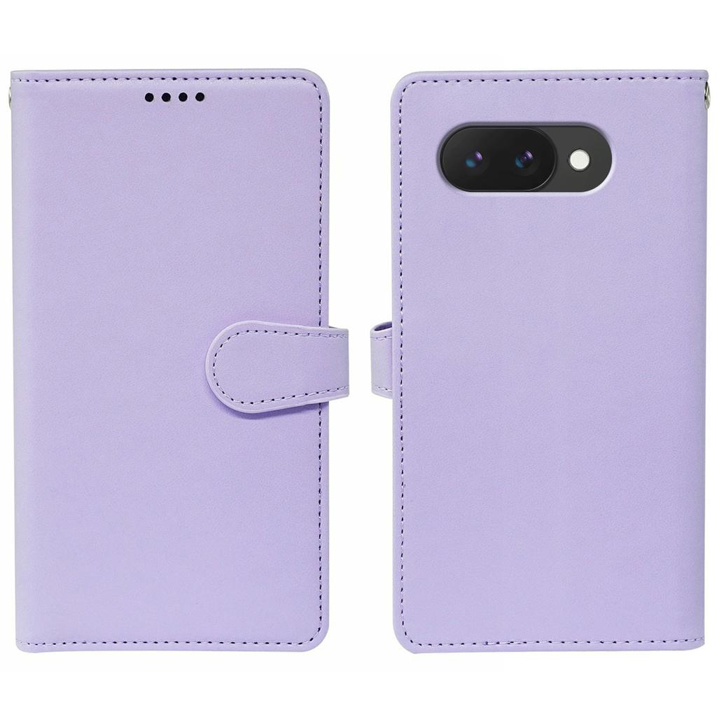 For Google Pixel 9a Case with 9 Card Slots PU Leather Stand Phone Cover