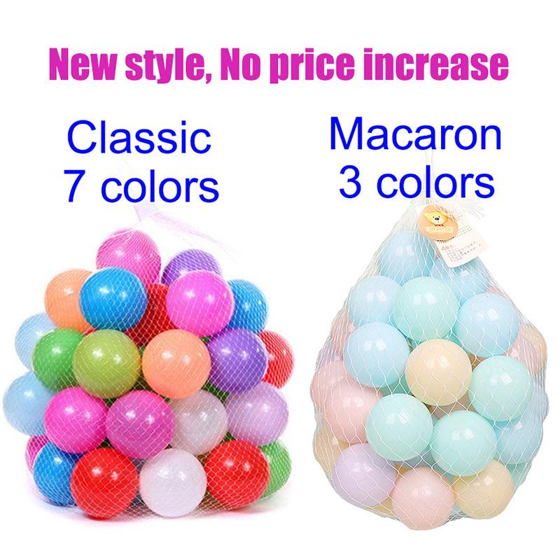 Colors Baby Plastic Balls Water Pool Ocean Wave Ball Kids Swim Pit With Basketball Play House Outdoors Tents Toy HYQ2