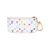 Louis Vuitton X Takashi Murakami Кошелек-ключница Мультиколор/Белый кантва с монограммой Женские кошельки M28388