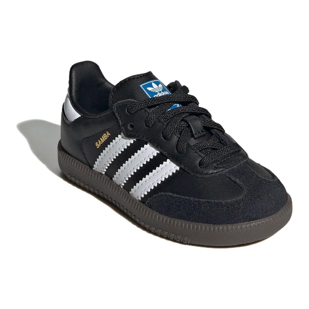 Adidas Детские кроссовки Samba OG I Black White Gum Core-Black Cloud-White IE3680