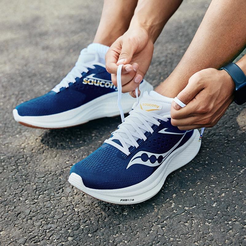 Saucony Ride 17 Low top Running Shoes Men's Blue White S20924-136