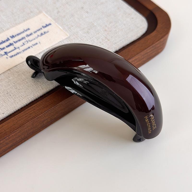 Ацетатная заколка-банан, заколка-твист, корейская новая заколка для хвостика, простая большая нескользящая заколка для волос, головной убор, аксессуары для волос для девочек и женщин