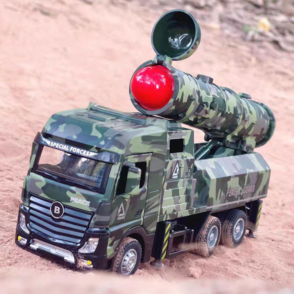 1:32 Модели Автомобилей Игрушечные Ракетные Установки Металлические Литые Открывающиеся Двери Миниатюрный Образовательный Бронеавтомобиль