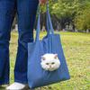 Pet Carrying Bag with Head Hole, Plush Lion Rabbit Pig Cat Breathable Canvas Tote Tote, Single Shoulder Pouch for Small Cats and Dogs Travel Accessory