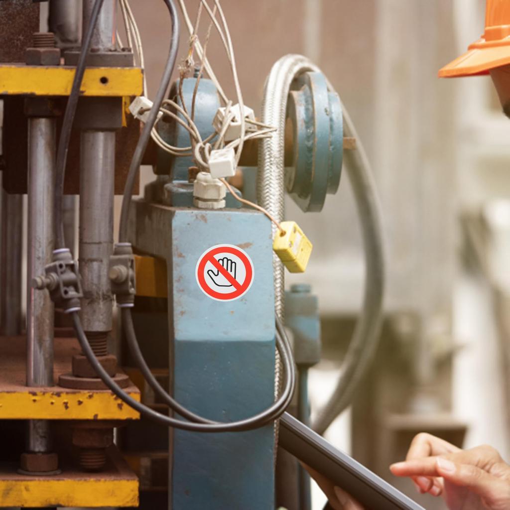 Sewrroro этикетка предупреждающая виниловая наклейка отклеивающаяся наклейка маленькая табличка не трогать автомобиль наклейка наклейка опасность, не трогать наклейка стоп клейкая виниловая наклейка