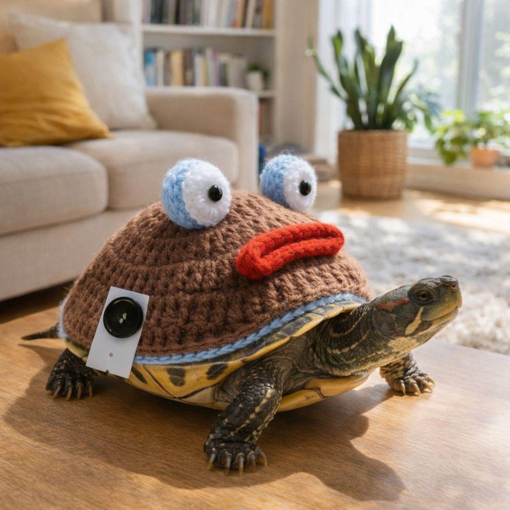 Warm Pet Tortoise Clothes Adjustable Strap Reptiles Pet Clothing Turtle Costume Pet Costume Party