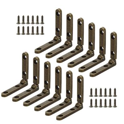 Петли из цинкового сплава бронзовые Петли 90 градусов Петли для подарочной коробки шкатулки для драгоценностей Петли для деревянной коробки