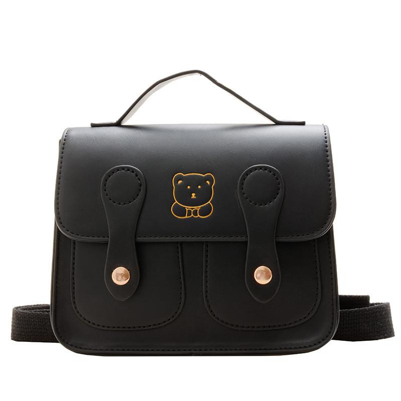 Сумка Медведь Детский Повседневный Рюкзак Материал ПУ С Ударопрочным И Дизайном Легкий
