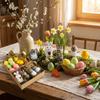 Счастливой Пасхи Пасхальные Яйца Цыпленок Украшение Реалистичный Кролик Курица Кукла Праздничная Вечеринка