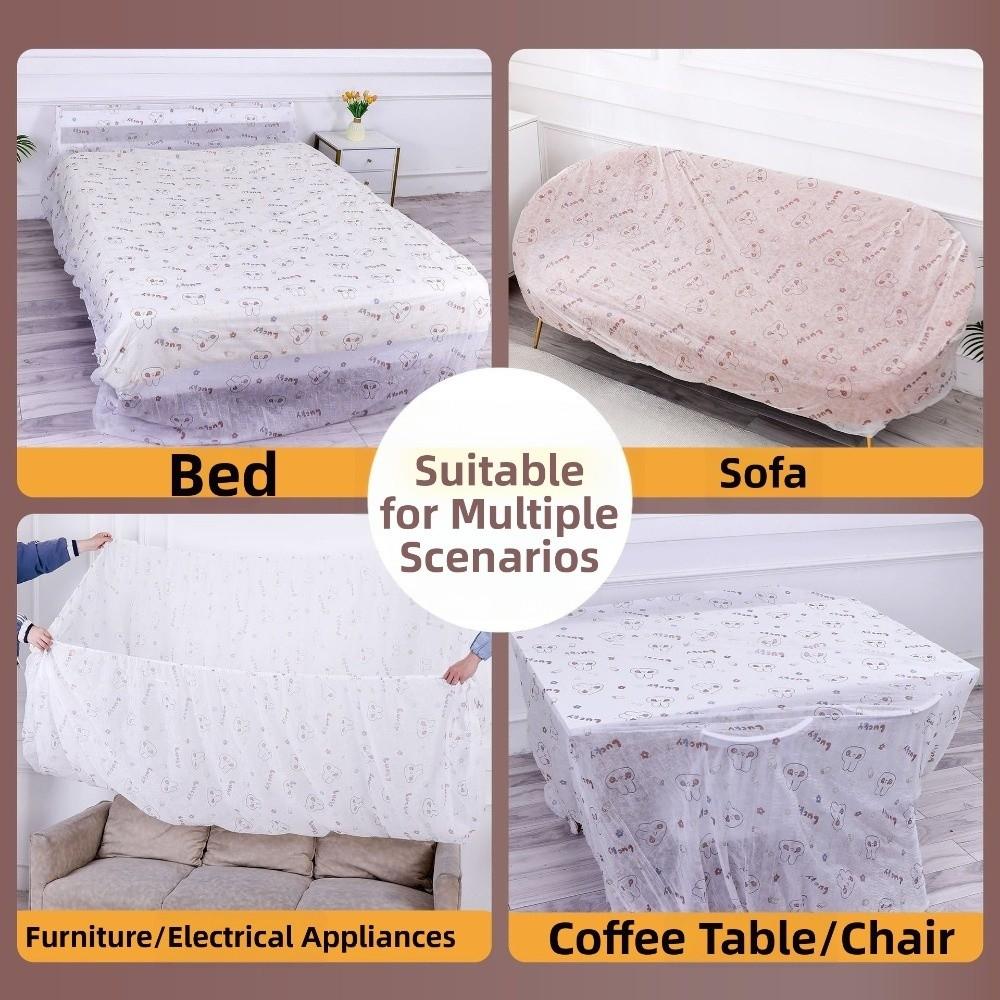 Waterproof Disposable Dust Covers Drawstring Dust-proof Cover Dust Film Bed Sofa Tea Table Chair