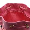 Used Miu Miu MATELASSE Bucket Bag with Star Pattern Shoulder Bag 5BE014 canvas leather Pink Black White Used Women