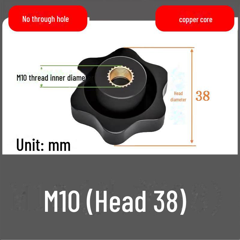 Ручной винт с гайкой и головкой в виде сливы для сквозных/глухих отверстий, размеры M4-M12
