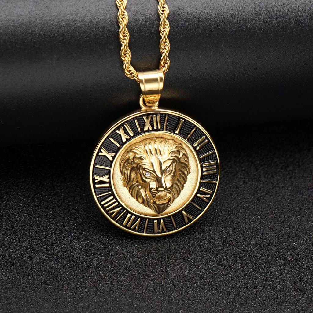 Кулон Новая Мода Хип-Хоп Аксессуары Ожерелье с Головой Льва
