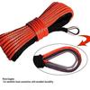 6mm x 15m Synthetic Winch Rope, 4T Tow Strap for ATV/UTV Off-road Accessories