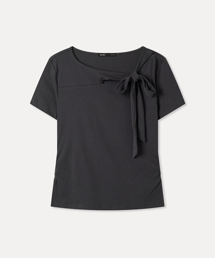 MIXXO Футболка с вырезами и завязками, короткий рукав Re Hwg44Ss_Miwhwg70Ra