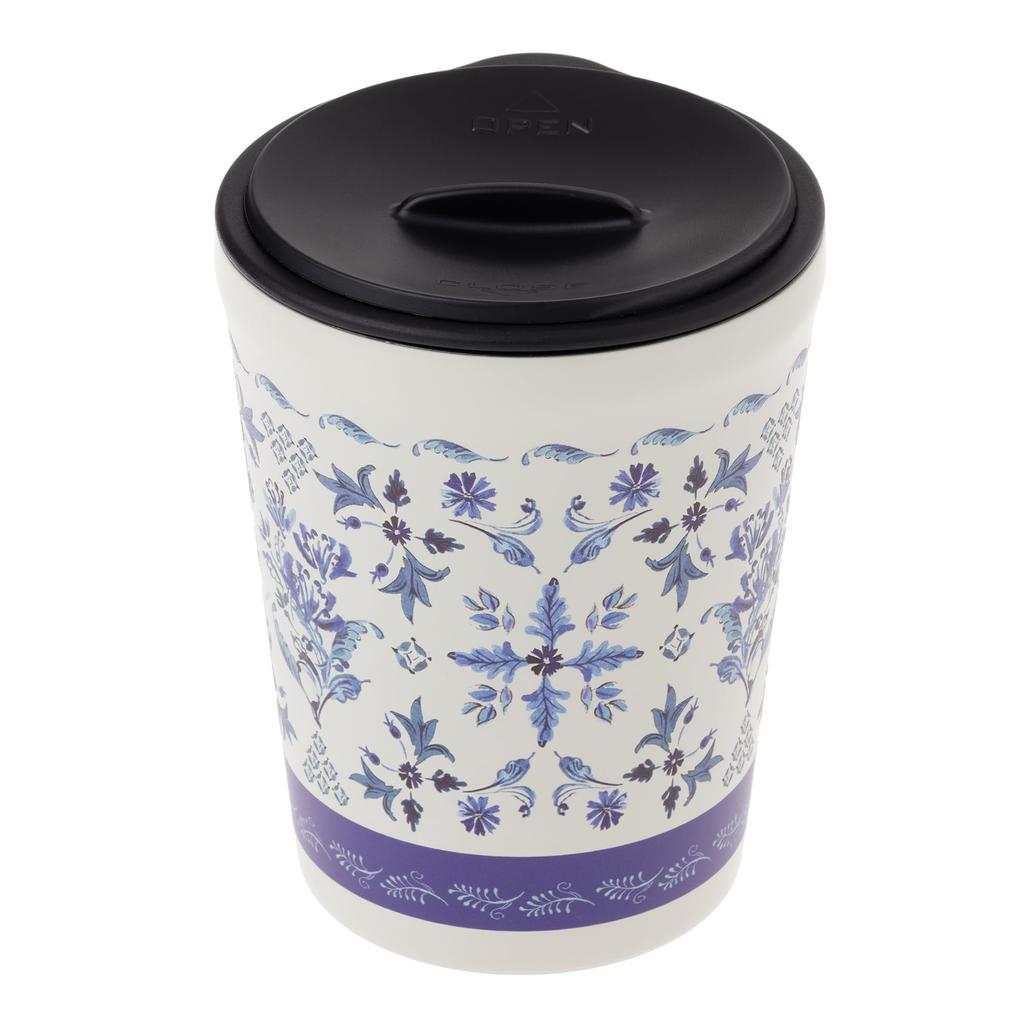 Maebata Bevande Tumbler with Blue 53051 Lid, Tile, 260ml,