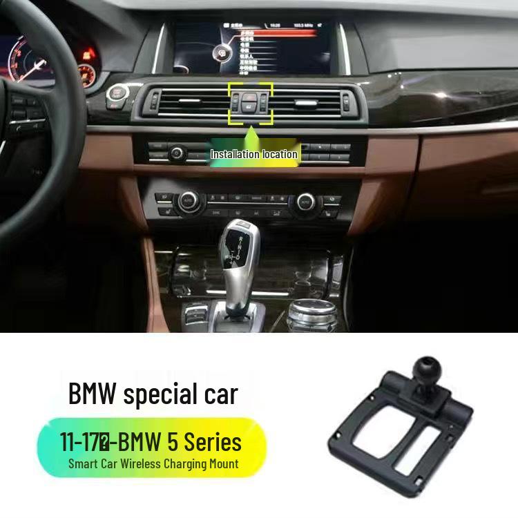 Car Phone Holder Base for BMW 1, 3, 5, 6, 7 Series, GT, X2, X4, X5, X6, X7.