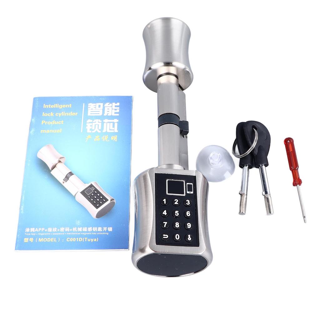 Замок с отпечатком пальца Bluetooth Надежный Безопасный Прочный для Tuya Smart Кодовый замок с 2 ключами для Деревянного