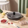 Telssida Non-Stick Cast Iron Griddle Pan