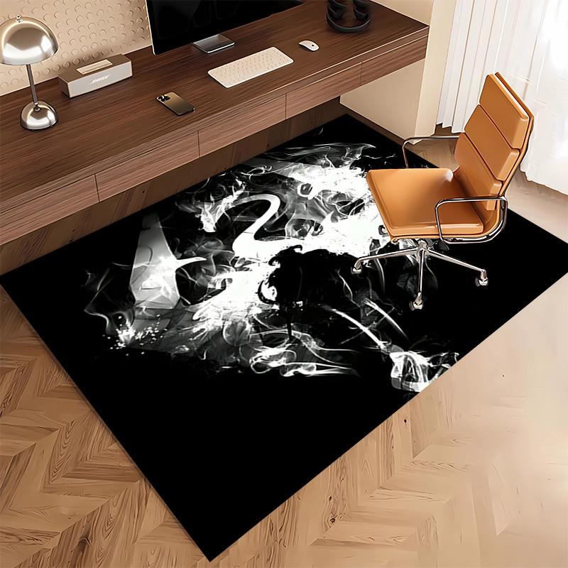 1pc Skyrim Print Area Rug - Soft, Washable Non-Slip Indoor Mat, Living Room, Home Office Decorative Rug,Office Decorative