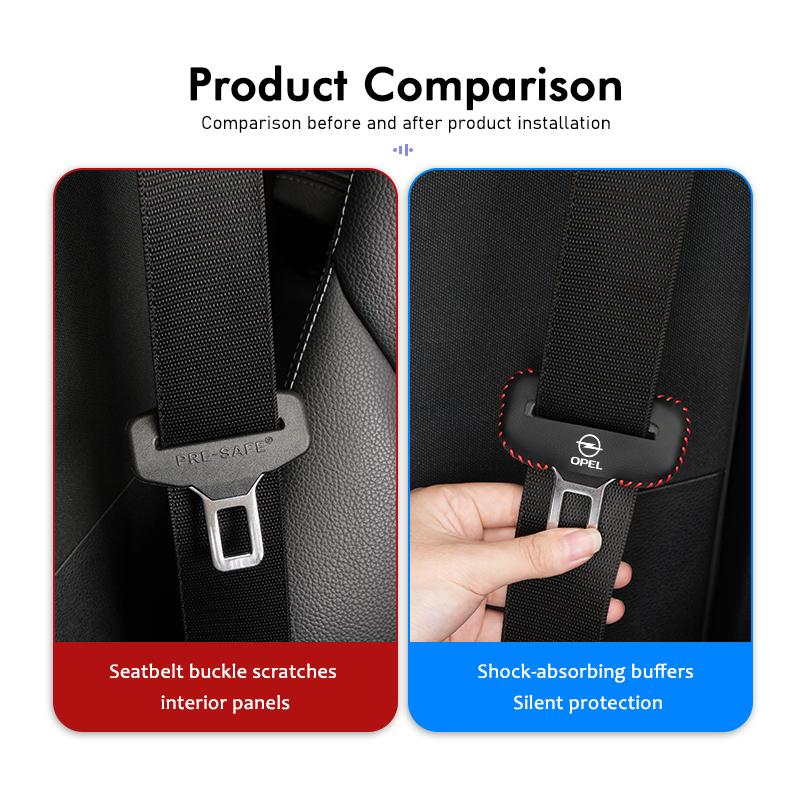 Car Seat Safety Belt Buckle Protective Sleeve Lock Fastener For Opel Insignia Astra G J F K Vectra C H Corsa C B D Omega IY3