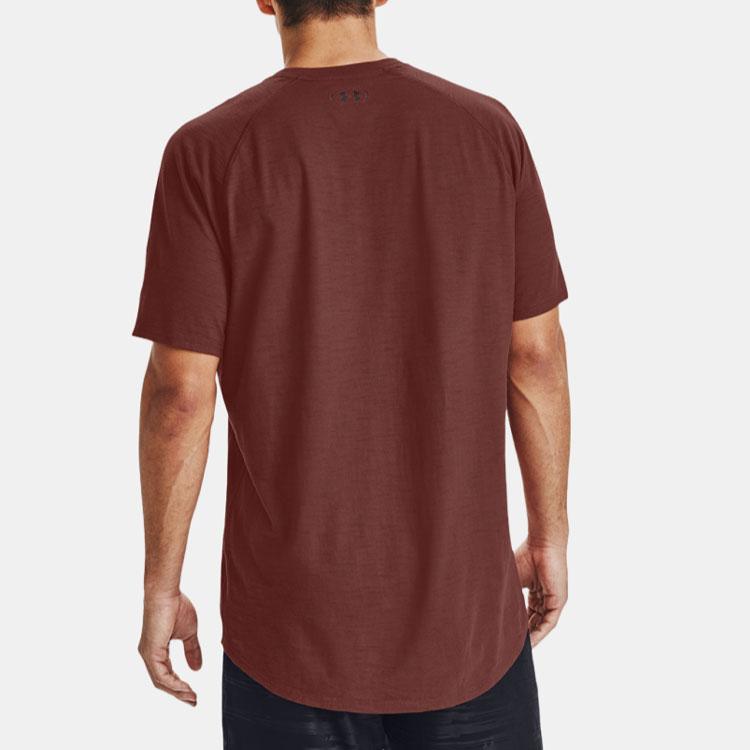 Under Armour Футболка реглан из дышащего хлопка для тренировок с коротким рукавом, мужская, красная 1351570-688