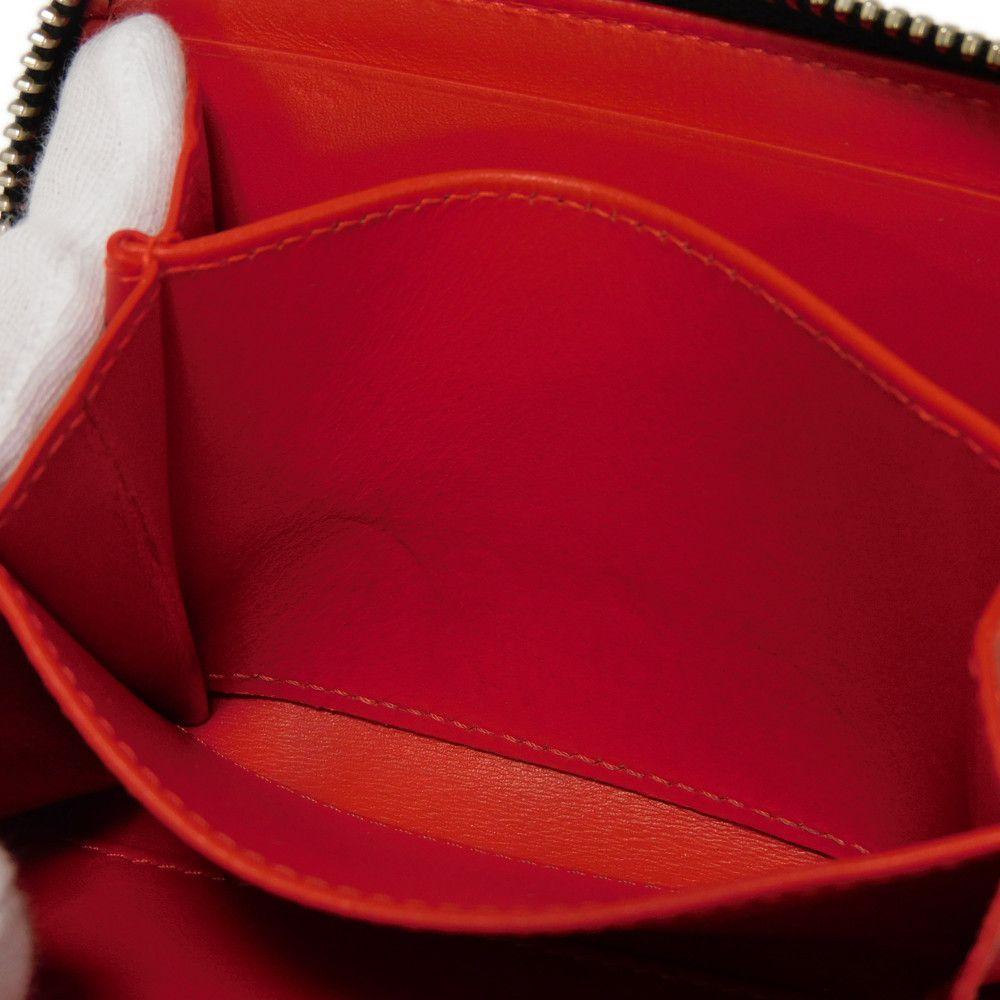 Б/у 9605 Кошелек для монет Панеттоне 3175223 7943 Логотип Металлический кошелек на молнии по периметру с шипами Розовый Женский из Японии