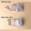 5M 10M LED Photo Clip String Light Fairy Lights Christmas Garland For Home Wall Party Camping New Year Eave Decoration