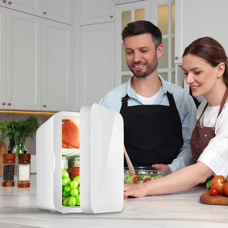 8L 12V Car Refrigerator Mini Fridge 220V Household Multi-Purpose Auto/Home Refrigerator For Fruits Food Makeup Storage