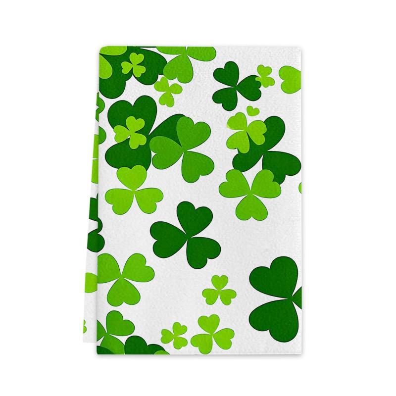 Microfiber Kitchen Towel Dishcloth Cleaning Cloth Washing Dishes Countertop Wiping Non Scratch Absorbent Multi Use Household Utility
